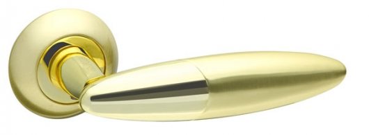 Ручка раздельная FUARO SOLO RM SG/GP-4 матовое золото/золото — фото 1