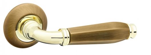 Ручка раздельная FUARO ENIGMA RM AB/GP-7 бронза/золото — фото 1