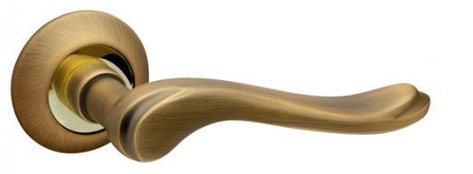 Ручка раздельная FUARO GRAZIA RM AB/GP-7 бронза/золото — фото 1