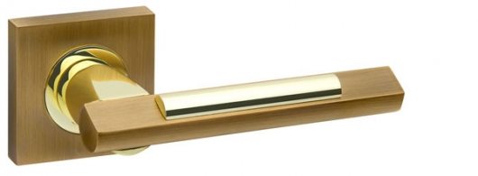 Ручка раздельная FUARO TANGO KM AB/GP-7 бронза/золото — фото 1