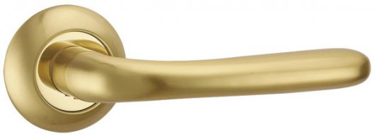 Ручка раздельная PUNTO SIMFONIA TL SG/GP-4 матовое золото/золото — фото 1