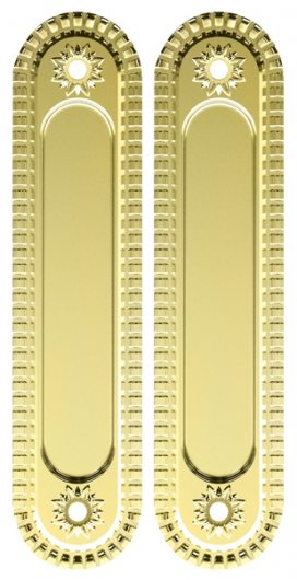 Ручка для раздвижных дверей ARMADILLO SH010/CL GOLD-24 золото 24К — фото 1