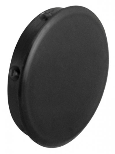 Заглушка FUARO пластик (диаметр 25 мм) черная — фото 1