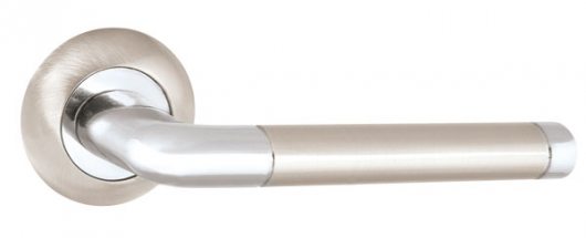 Ручка раздельная PUNTO REX TL SN/CP-3 матовый никель/хром — фото 1