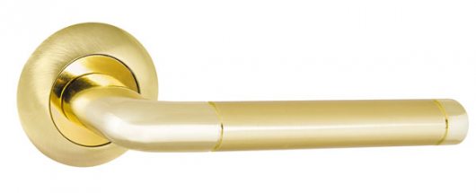 Ручка раздельная PUNTO REX TL SG/GP-4 матовое золото/золото 105 мм — фото 1