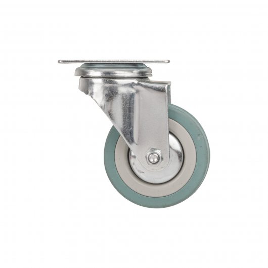 Опора колесная с площадкой WL/B-60R/50kg резина — фото 1