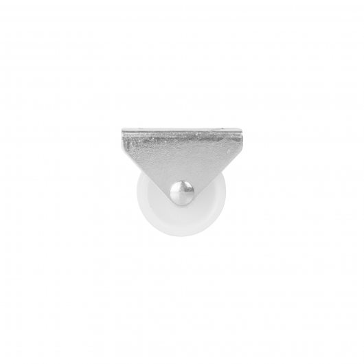 Опора колесная прямоходная WL/R-30P/20 kg WH пластик белый — фото 1