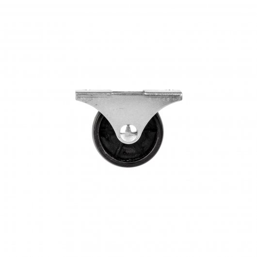 Опора колесная прямоходная WL/R-40P/50 kg BL пластик черный — фото 1