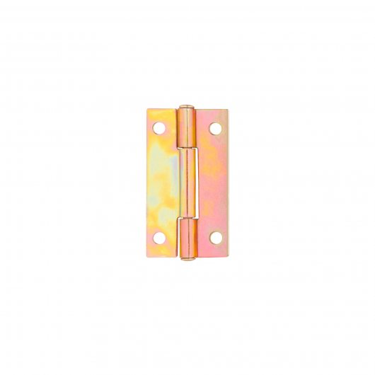 Петля карточная универсальная LM/IN22x35x1U YZN желтый цинк (2 шт) — фото 1