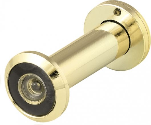 Глазок дверной, оптика пластик DV 3/90-55/S (VIEWER 3 DVS) GP золото — фото 1