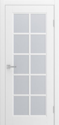 Межкомнатная эмалированная дверь Liga Arte Amore белая остекленная — фото 1