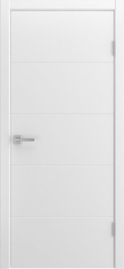 Межкомнатная эмалированная дверь Liga Arte Barocco белая глухая — фото 1