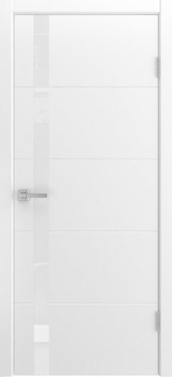Межкомнатная эмалированная дверь Liga Arte Barocco белая остекленная — фото 1