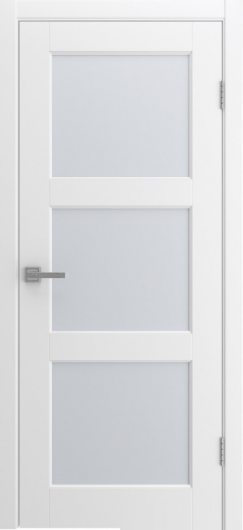 Межкомнатная эмалированная дверь Liga Arte Rim белая остекленная — фото 1
