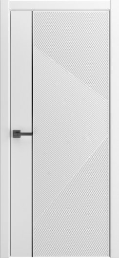 Межкомнатная эмалированная дверь Liga Kalipso Fortuna белая глухая — фото 1