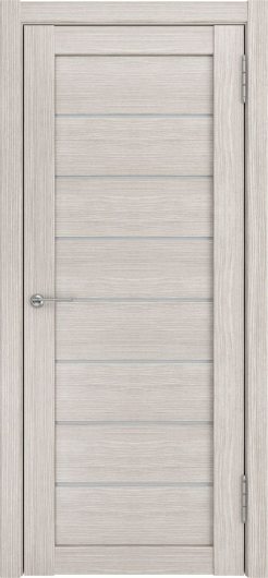 Межкомнатная дверь с эко шпоном Luxor ЛУ-7 Капучино остекленная (белое стекло) — фото 1