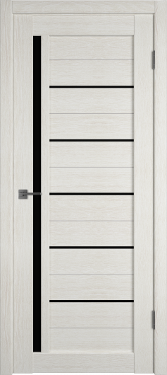 Межкомнатная дверь VFD (ВФД) Light 1 Latte L Black Gloss — фото 1