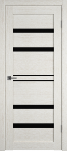 Межкомнатная дверь VFD (ВФД) Light 26 Latte L Black Gloss — фото 1