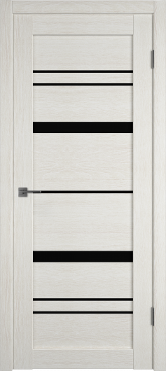 Межкомнатная дверь VFD (ВФД) Light 25 Latte L Black Gloss — фото 1