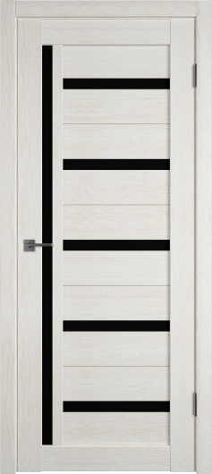 Межкомнатная дверь VFD (ВФД) Light 18 Latte L Black Gloss — фото 1