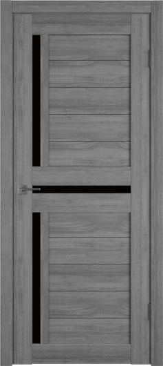Межкомнатная дверь VFD (ВФД) Light 16 Mouse Black Gloss — фото 1