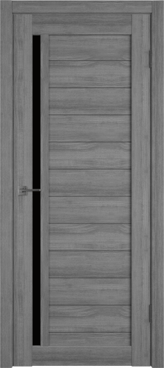Межкомнатная дверь VFD (ВФД) Light 9 Mouse Black Gloss — фото 1