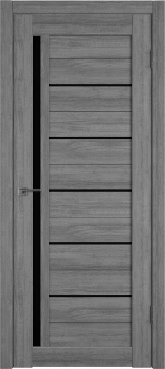 Межкомнатная дверь VFD (ВФД) Light 1 Mouse Black Gloss — фото 1