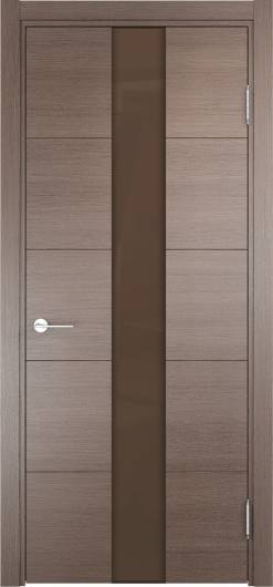 Межкомнатная дверь с эко шпоном Casaporte Турин 14 Дуб фремонт вералинга остекленная — фото 1