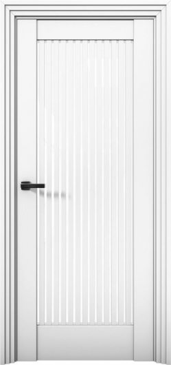 Межкомнатная дверь с экошпоном Aurum Doors Никель Ni 4 Аляска Графит — фото 1