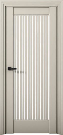Межкомнатная дверь с экошпоном Aurum Doors Никель Ni 4 Силк грей Графит — фото 1