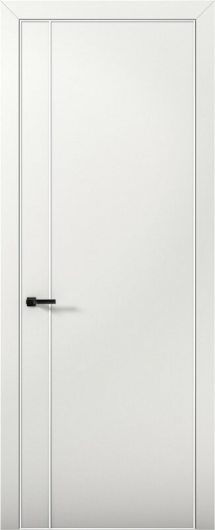 Межкомнатная дверь с экошпоном Aurum Doors Палладий Pd 10 Милк Al White — фото 1