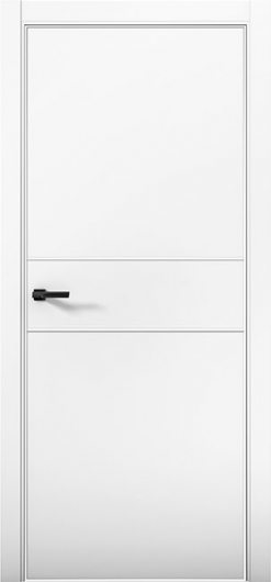 Межкомнатная дверь с экошпоном Aurum Doors Паладий Pd 3 Аляска Al White — фото 1