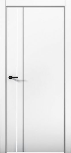 Межкомнатная дверь с экошпоном Aurum Doors Паладий Pd 4 Аляска Al White — фото 1