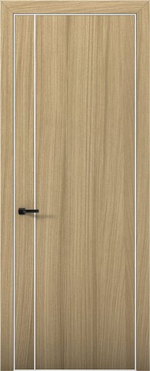 Межкомнатная дверь с экошпоном Aurum Doors Плутоний Pu 10 Дуб Светлый Al White — фото 1