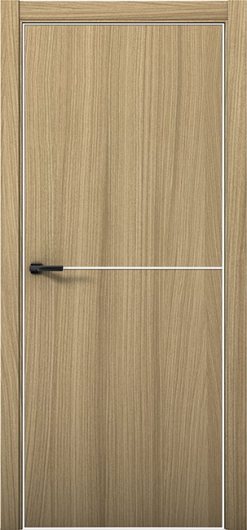 Межкомнатная дверь с экошпоном Aurum Doors Плутоний Pu 2 Дуб Светлый Al White — фото 1