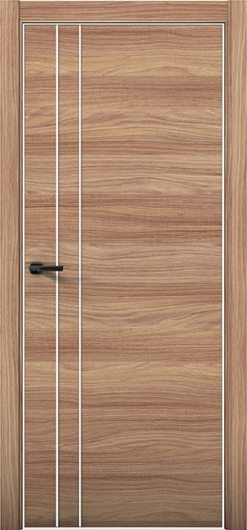 Межкомнатная дверь с экошпоном Aurum Doors Плутоний Pu 4 Дуб Натуральный Al White — фото 1