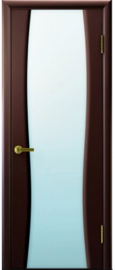 Межкомнатная ульяновская дверь Дворецкий Диадема 2 Венге остекленная — фото 1