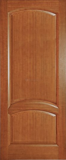 Межкомнатная ульяновская дверь Дворецкий Соло темный анегри глухая — фото 1