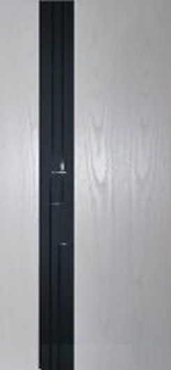 Межкомнатная ульяновская дверь Дворецкий Лабиринт 1 белый ясень остекленная — фото 1