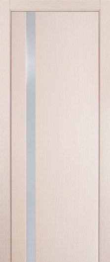 Межкомнатная ульяновская дверь Дворецкий Спектр-1 выбеленый дуб (белое стекло) остекленная — фото 1