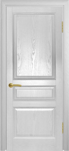 Межкомнатная ульяновская дверь Дворецкий Готика белый ясень глухая — фото 1