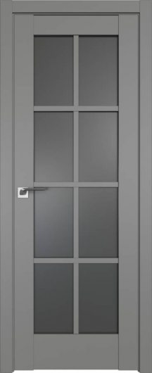 Межкомнатная дверь с эко шпоном Profildoors Грей 101U  ст.графит — фото 1