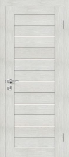 Межкомнатная эмалированная дверь Luxor A-1 белая эмаль остекленная — фото 1