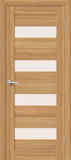 Межкомнатная дверь с эко шпоном Порта-23 (1П-03) Anegri Veralinga остекленная — фото 1