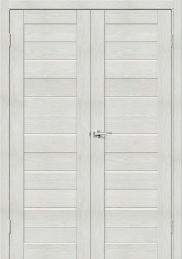 Межкомнатная эмалированная дверь Luxor L-3 белая эмаль глухая — фото 1