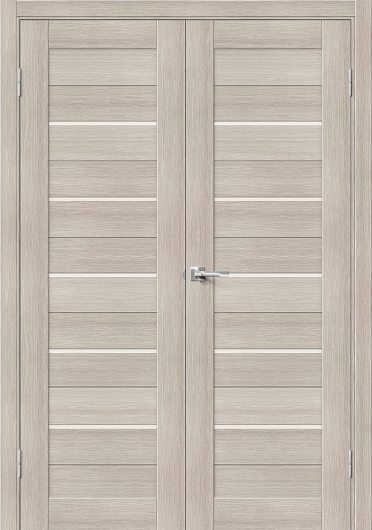 Межкомнатная эмалированная дверь Luxor L-3 белая эмаль остекленная — фото 1