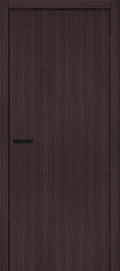 Межкомнатная дверь с эко шпоном MR.WOOD Браво-0 Wenge Melinga глухая — фото 1