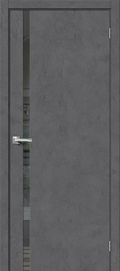 Межкомнатная дверь Браво-1.55 Slate Art остекленная — фото 1