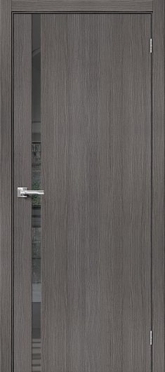 Межкомнатная дверь с эко шпоном MR.WOOD Браво-1.55 Grey Melinga глухая — фото 1