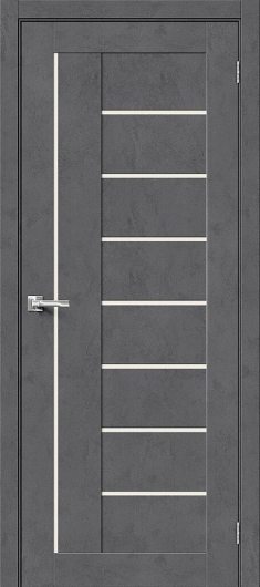 Межкомнатная дверь Браво-29 Slate Art остекленная — фото 1